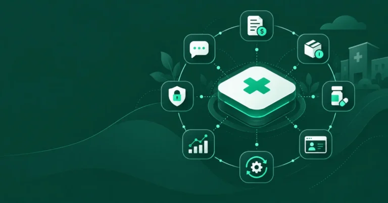 Pharmacy technology solutions including billing, inventory, prescriptions, portals, automation, analytics and security around one connected platform